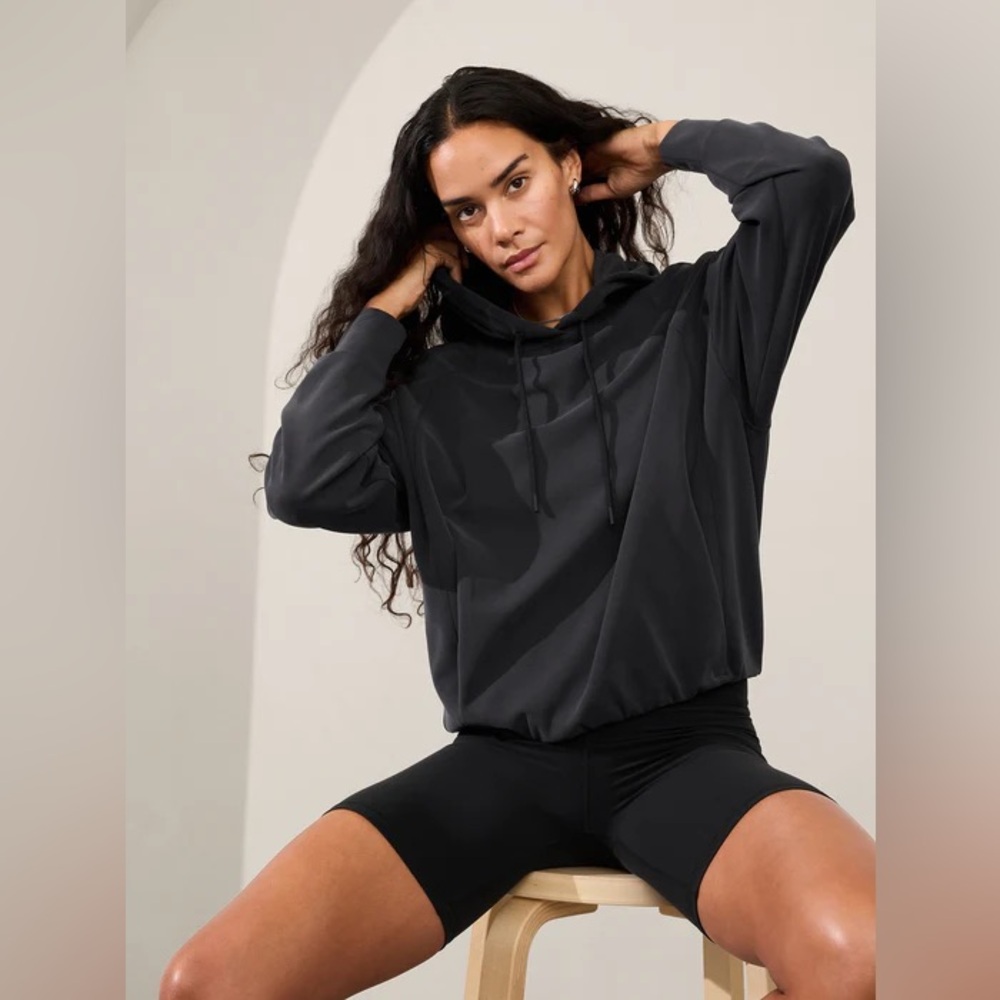 Seasoft Bubble Hem Hoodie